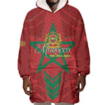 Personalized Morocco 1956 Wearable Blanket Hoodie Happy Independence Day