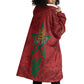 Personalized Morocco 1956 Wearable Blanket Hoodie Happy Independence Day