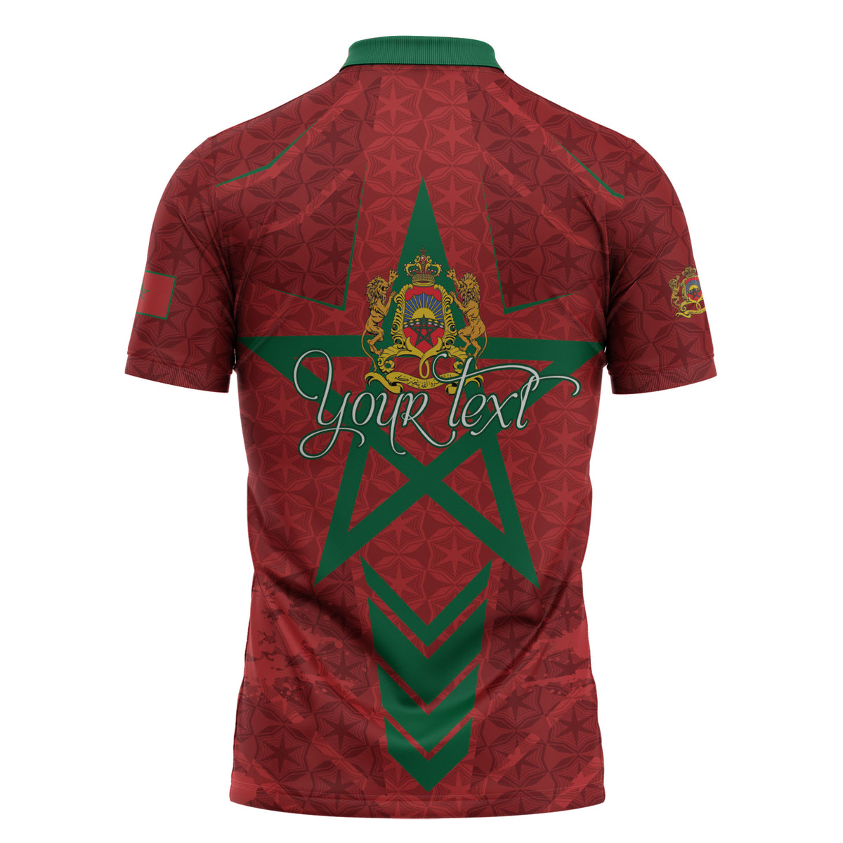 Personalized Morocco 1956 Zipper Polo Shirt Happy Independence Day