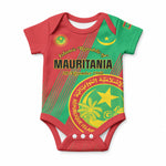 Personalized Islamic Republic of Mauritania Baby Onesie Happy Independence Day