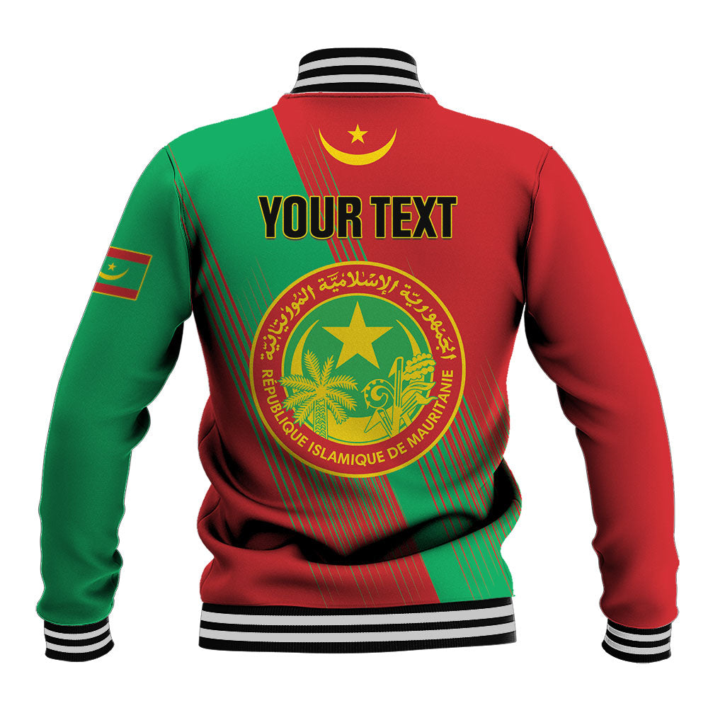 Personalized Islamic Republic of Mauritania Baseball Jacket Happy Independence Day