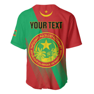 Personalized Islamic Republic of Mauritania Baseball Jersey Happy Independence Day