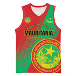 Personalized Islamic Republic of Mauritania Basketball Jersey Happy Independence Day