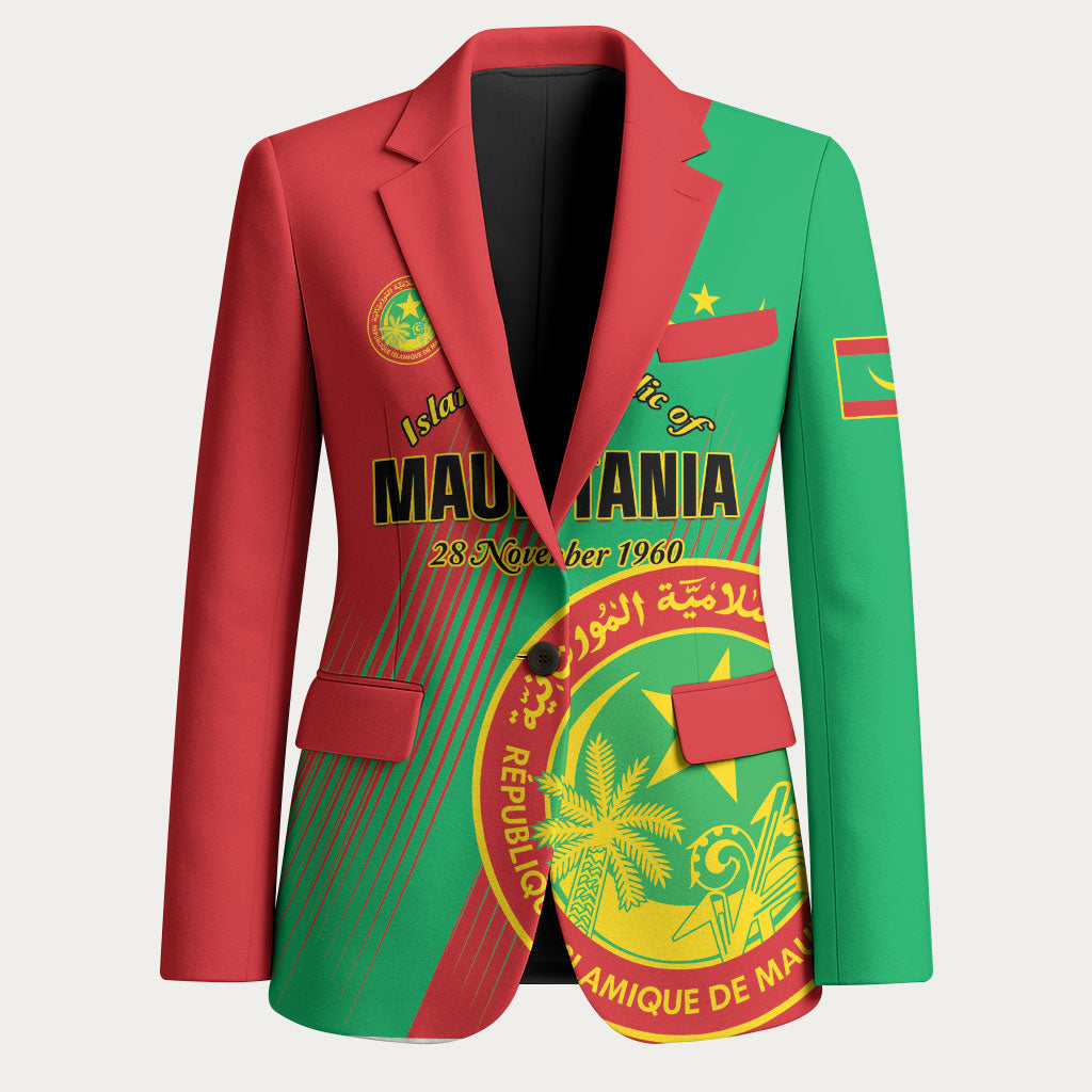 Personalized Islamic Republic of Mauritania Blazer Happy Independence Day