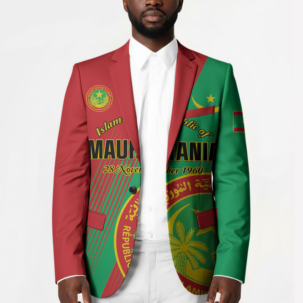 Personalized Islamic Republic of Mauritania Blazer Happy Independence Day