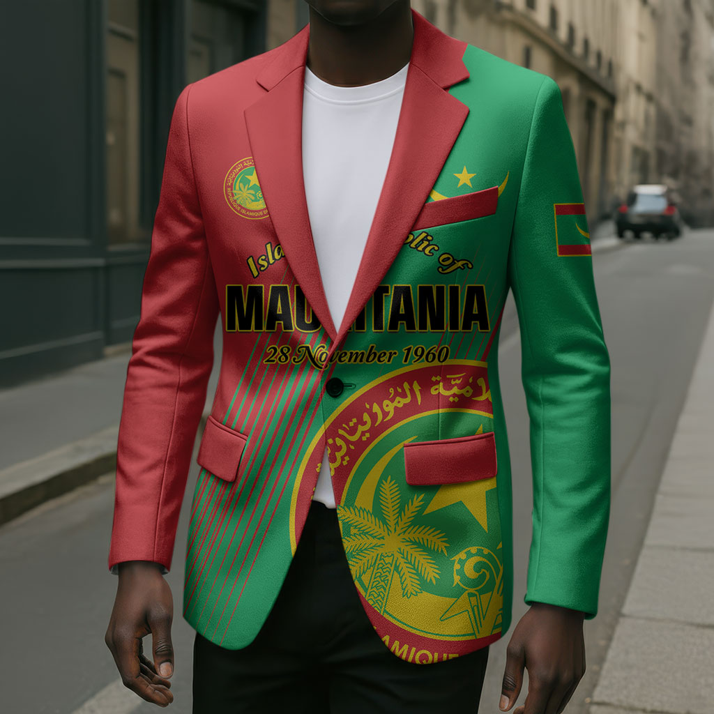 Personalized Islamic Republic of Mauritania Blazer Happy Independence Day