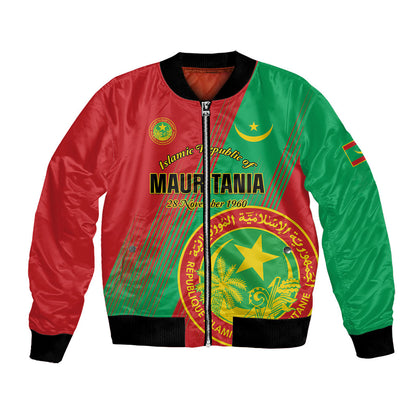 Personalized Islamic Republic of Mauritania Bomber Jacket Happy Independence Day