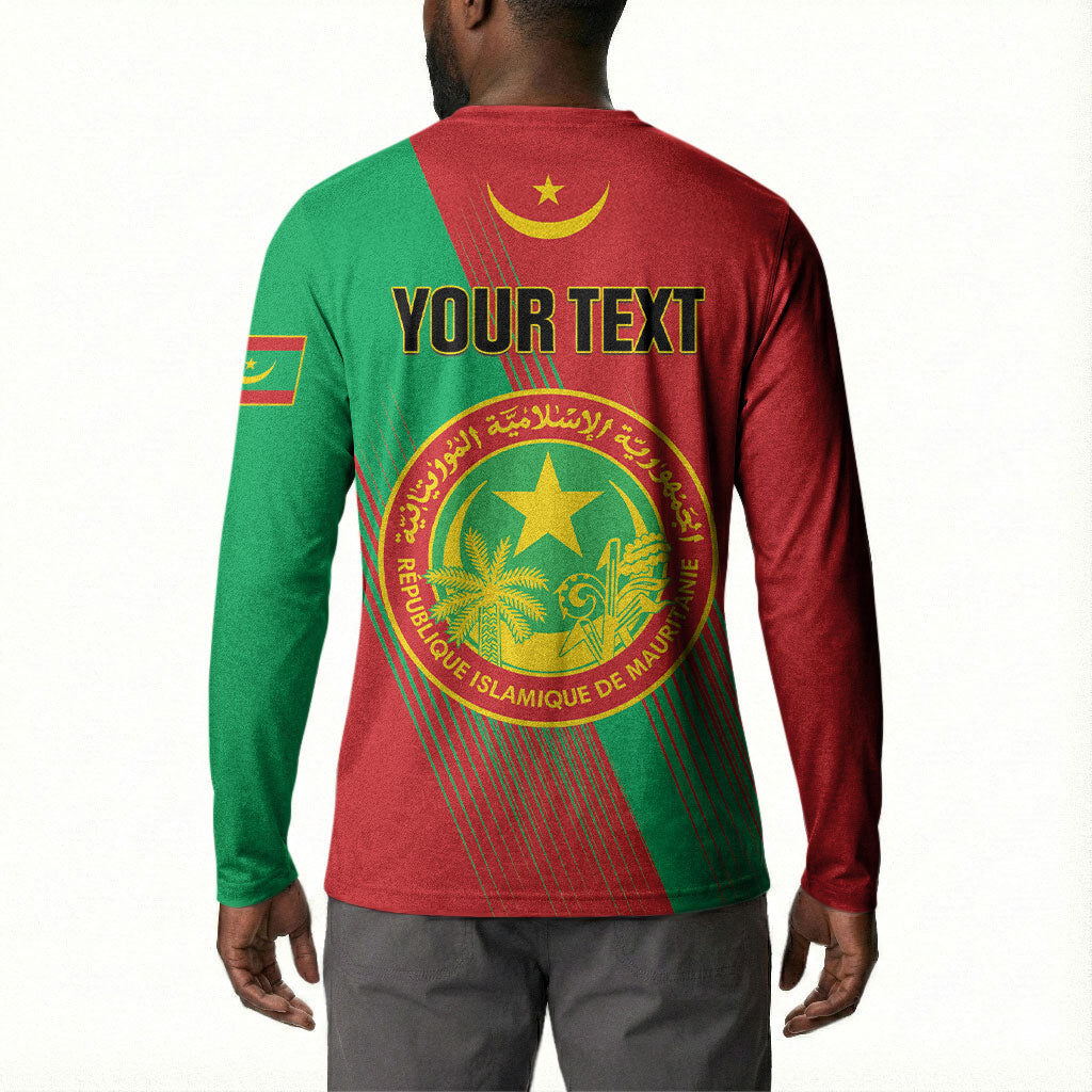 Personalized Islamic Republic of Mauritania Button Sweatshirt Happy Independence Day
