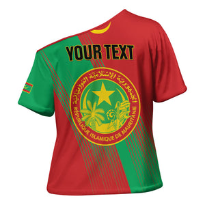 Personalized Islamic Republic of Mauritania Cross Shoulder Shirt Happy Independence Day