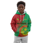 Personalized Islamic Republic of Mauritania Kid Hoodie Happy Independence Day