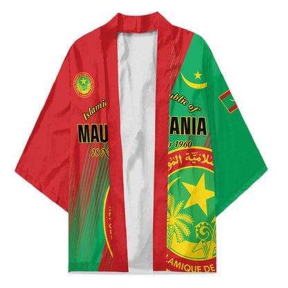 Personalized Islamic Republic of Mauritania Kimono Happy Independence Day
