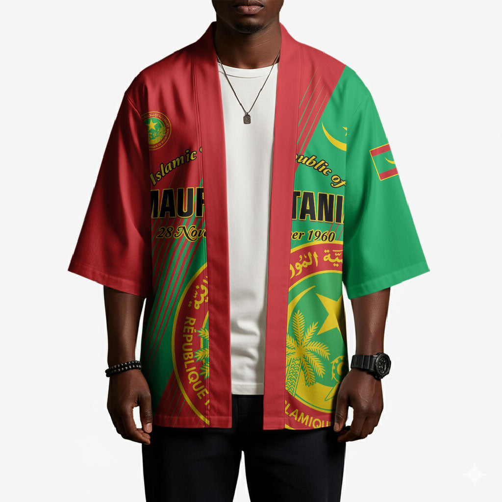 Personalized Islamic Republic of Mauritania Kimono Happy Independence Day