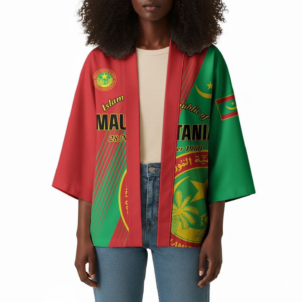 Personalized Islamic Republic of Mauritania Kimono Happy Independence Day