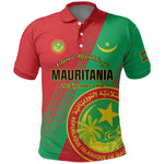 Personalized Islamic Republic of Mauritania Polo Shirt Happy Independence Day