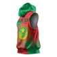 Personalized Islamic Republic of Mauritania Sleeveless Hoodie Happy Independence Day