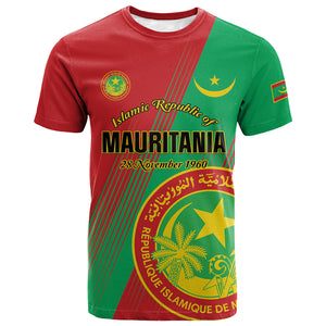 Personalized Islamic Republic of Mauritania T shirt Happy Independence Day