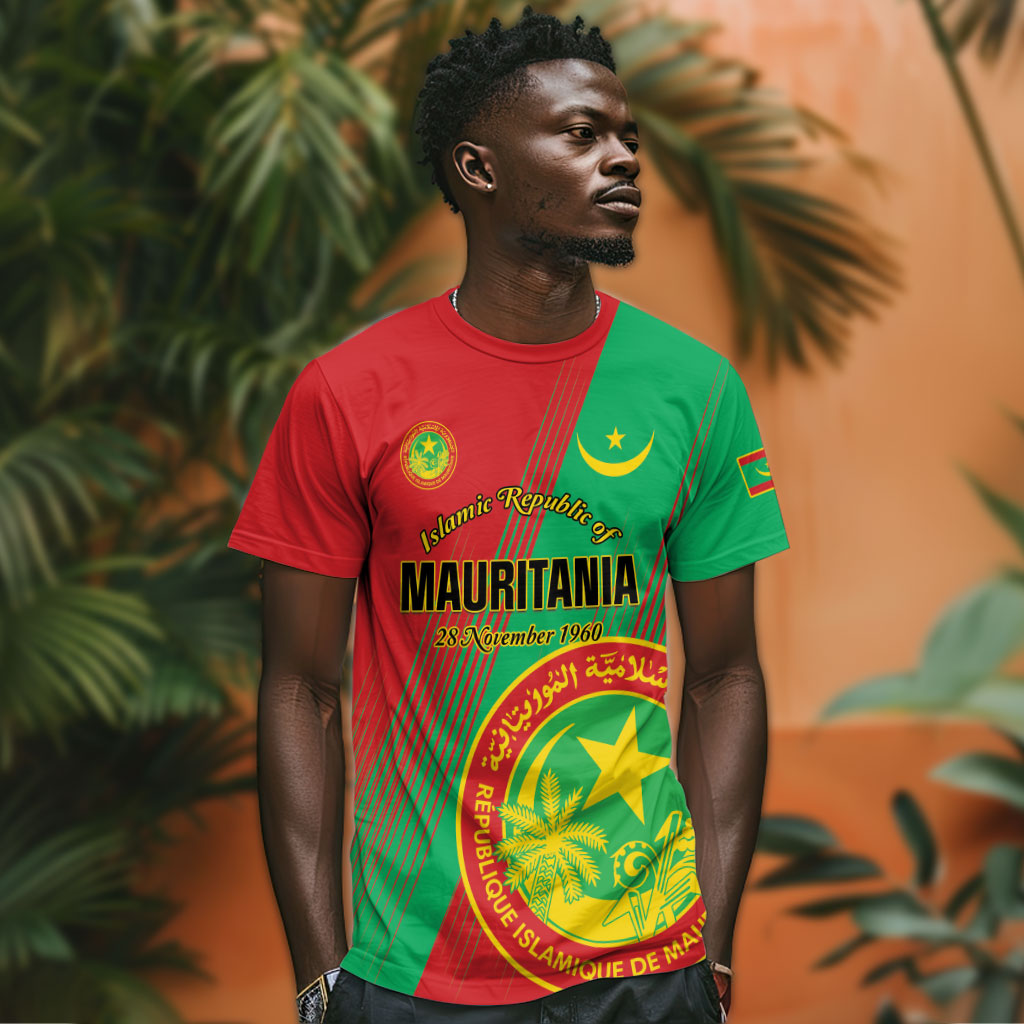 Personalized Islamic Republic of Mauritania T shirt Happy Independence Day