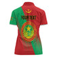 Personalized Islamic Republic of Mauritania Women Polo Shirt Happy Independence Day
