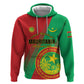 Personalized Islamic Republic of Mauritania Zip Hoodie Happy Independence Day