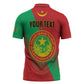 Personalized Islamic Republic of Mauritania Zipper Polo Shirt Happy Independence Day