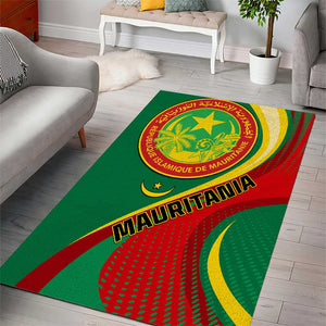 Mauritania Independence Day Area Rug with Mauritanian Seal - Special Version