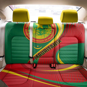 Mauritania Independence Day Back Car Seat Cover with Mauritanian Seal - Special Version