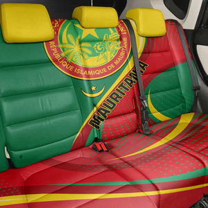 Mauritania Independence Day Back Car Seat Cover with Mauritanian Seal - Special Version