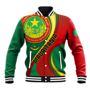 Personalized Mauritania Independence Day Baseball Jacket with Mauritanian Seal - Special Version LT01