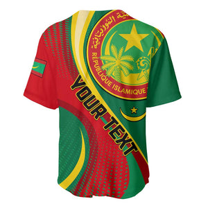 Personalized Mauritania Independence Day Baseball Jersey with Mauritanian Seal - Special Version