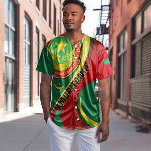 Personalized Mauritania Independence Day Baseball Jersey with Mauritanian Seal - Special Version