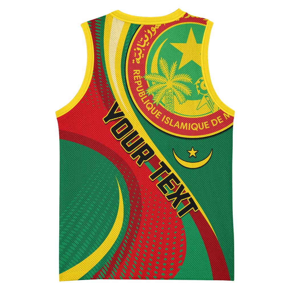 Personalized Mauritania Independence Day Basketball Jersey with Mauritanian Seal - Special Version LT01