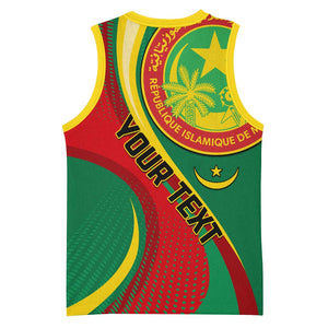 Personalized Mauritania Independence Day Basketball Jersey with Mauritanian Seal - Special Version LT01