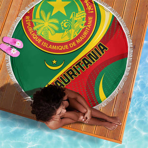 Mauritania Independence Day Beach Blanket with Mauritanian Seal - Special Version