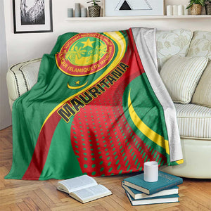 Mauritania Independence Day Blanket with Mauritanian Seal - Special Version