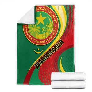 Mauritania Independence Day Blanket with Mauritanian Seal - Special Version