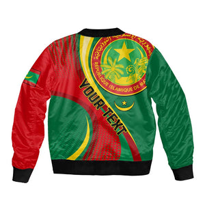 Personalized Mauritania Independence Day Bomber Jacket with Mauritanian Seal - Special Version