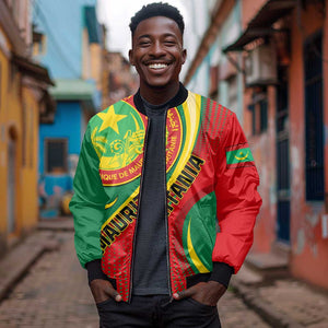 Personalized Mauritania Independence Day Bomber Jacket with Mauritanian Seal - Special Version