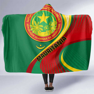 Mauritania Independence Day Hooded Blanket with Mauritanian Seal - Special Version