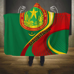 Mauritania Independence Day Hooded Blanket with Mauritanian Seal - Special Version