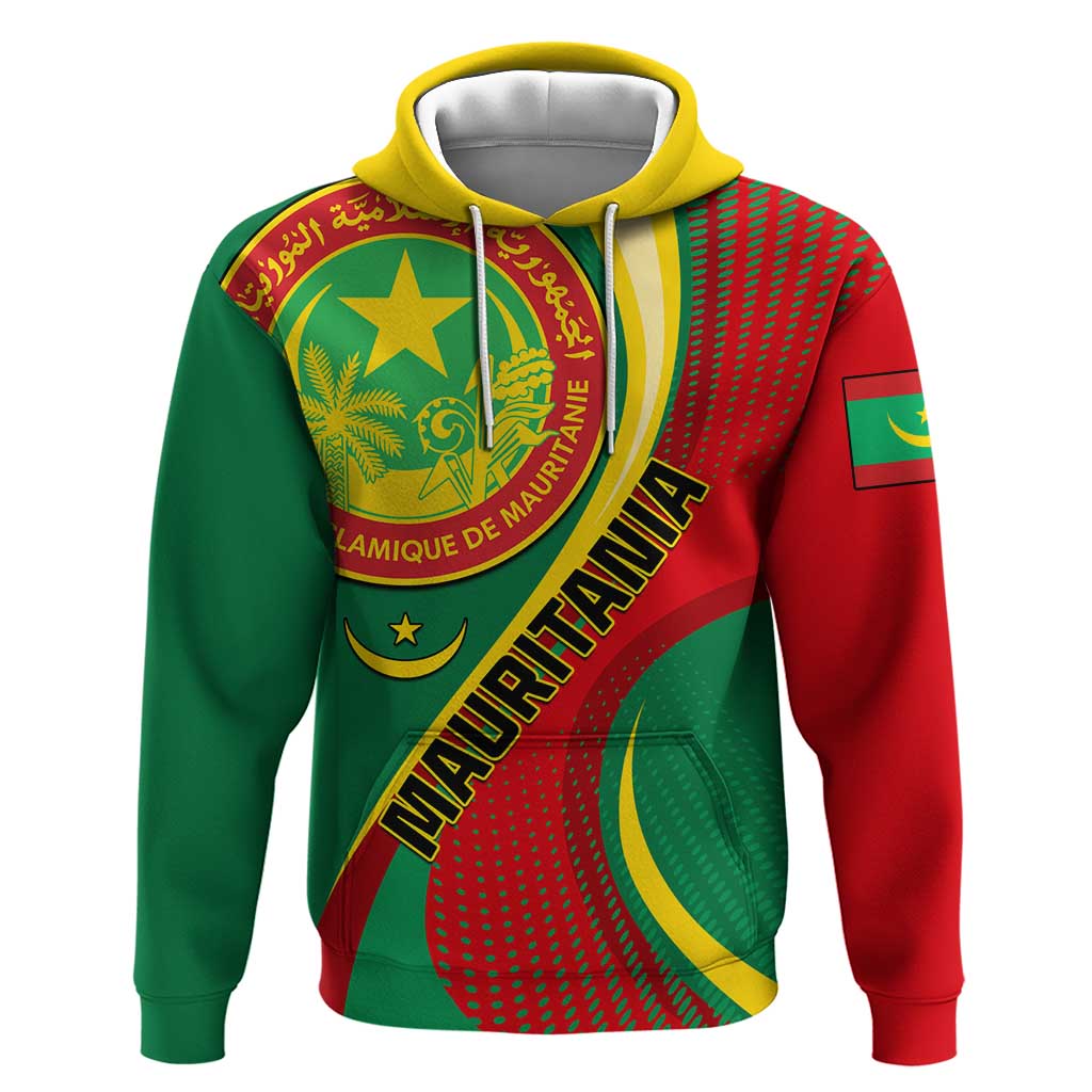 Personalized Mauritania Independence Day Hoodie with Mauritanian Seal - Special Version