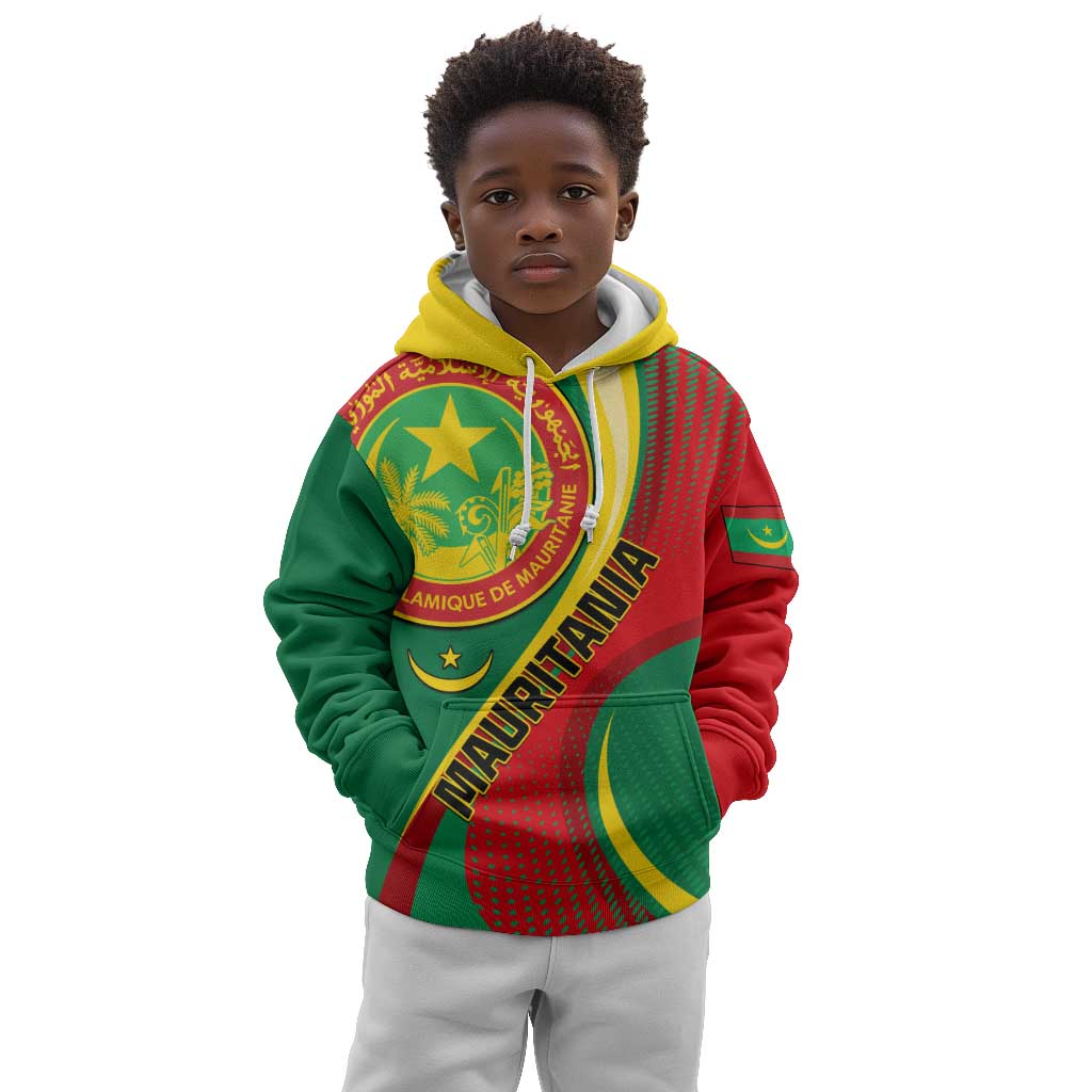 Personalized Mauritania Independence Day Kid Hoodie with Mauritanian Seal - Special Version