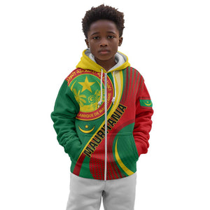 Personalized Mauritania Independence Day Kid Hoodie with Mauritanian Seal - Special Version