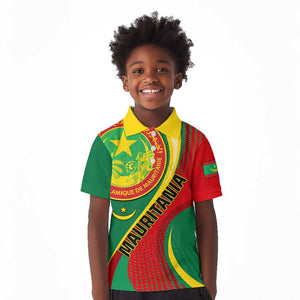 Personalized Mauritania Independence Day Kid Polo Shirt with Mauritanian Seal - Special Version