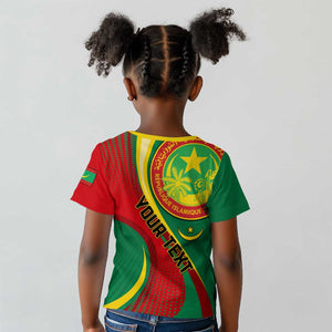 Personalized Mauritania Independence Day Kid T shirt with Mauritanian Seal - Special Version