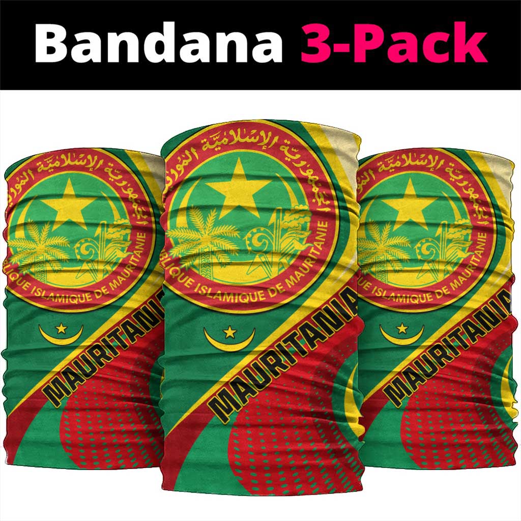 Mauritania Independence Day Neck Gaiter Mauritanian Seal - Special Version LT01