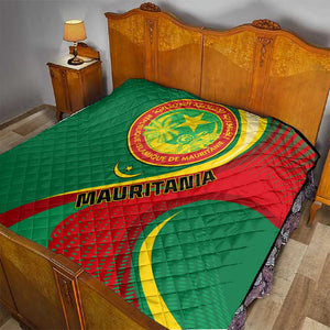 Mauritania Independence Day Quilt with Mauritanian Seal - Special Version