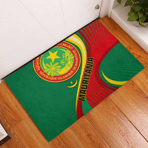 Mauritania Independence Day Rubber Doormat with Mauritanian Seal - Special Version