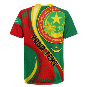 Personalized Mauritania Independence Day Rugby Jersey with Mauritanian Seal - Special Version