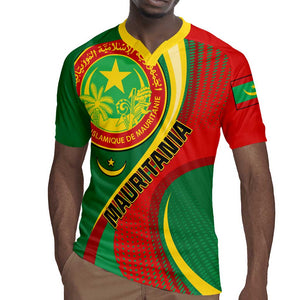 Personalized Mauritania Independence Day Rugby Jersey with Mauritanian Seal - Special Version