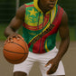 Personalized Mauritania Independence Day Sleeveless Zip Hoodie with Mauritanian Seal - Special Version - African Pride